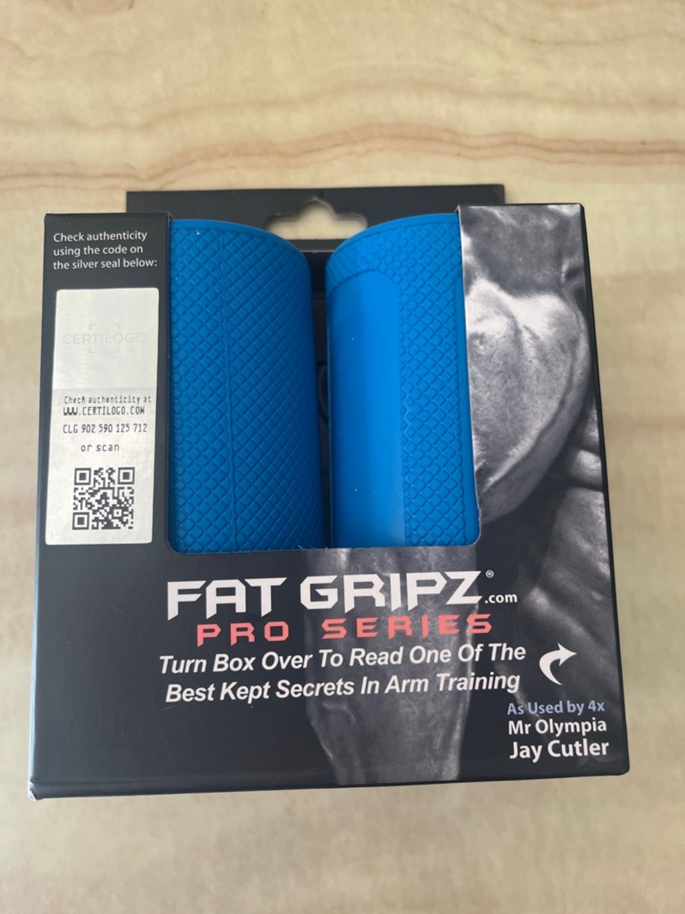 Fat Gripz Pro Series Pair in Bright Blue